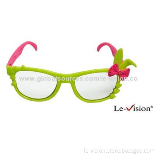 Plastic Frame Children's Polarized 3D Glasses for Passive Digital Cinema
